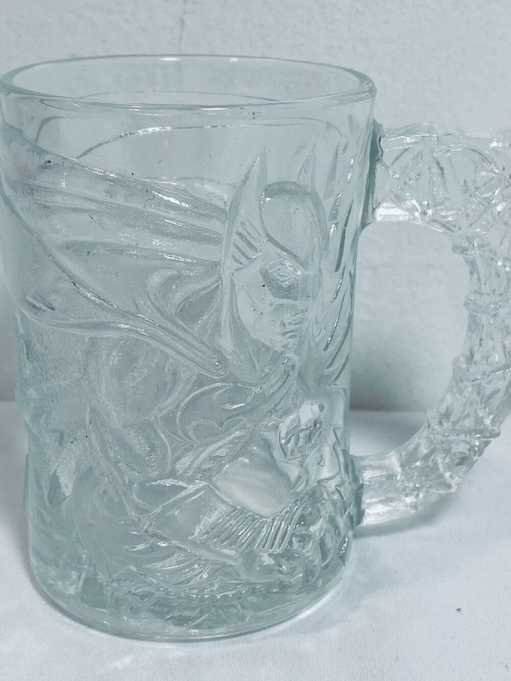 VNTG Batman McDonald's 1995 Batman Forever Glass Mug France EUC